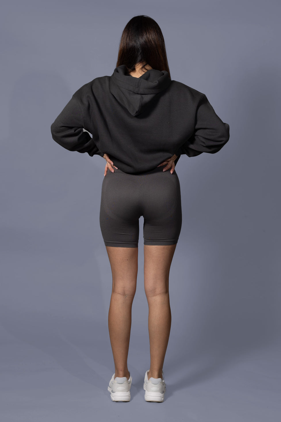 
                  
                    Embroidered Hoodie in Washed Black
                  
                