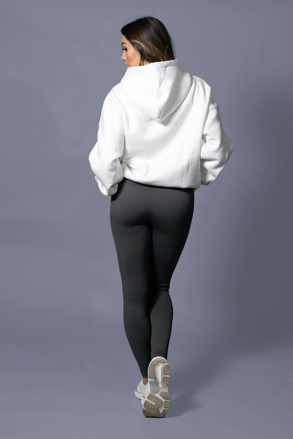 
                  
                    Embroidered Hoodie in Winter White
                  
                