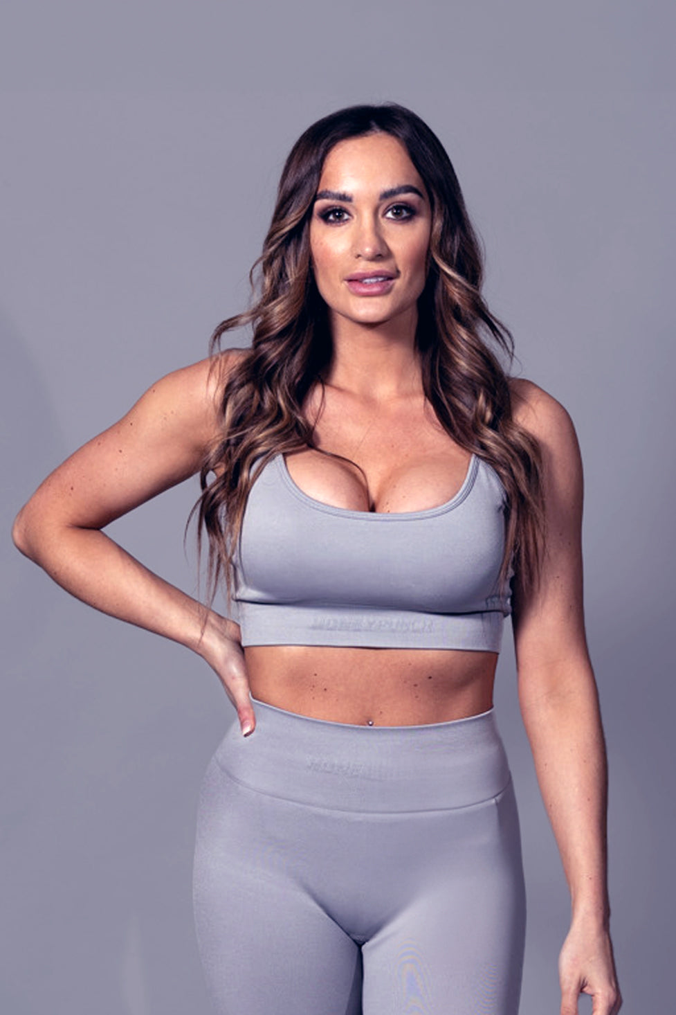 
                  
                    Adjustable Strap Training Top in Grey
                  
                