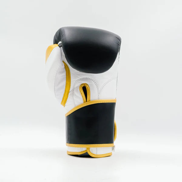 
                  
                    Honey Punch Pro Sparring Glove in Black, Gold & White
                  
                