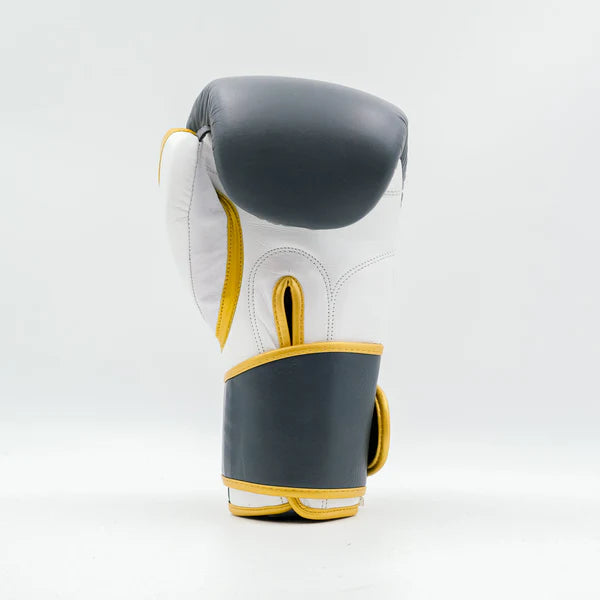 
                  
                    Honey Punch Pro Sparring Glove in Grey, Gold & White
                  
                